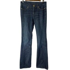 Tory Burch Tory Classic Bootcut Blue Jean